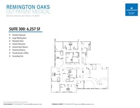 525 Oak Centre Dr, San Antonio, TX à louer Plan d’étage– Image 1 sur 1