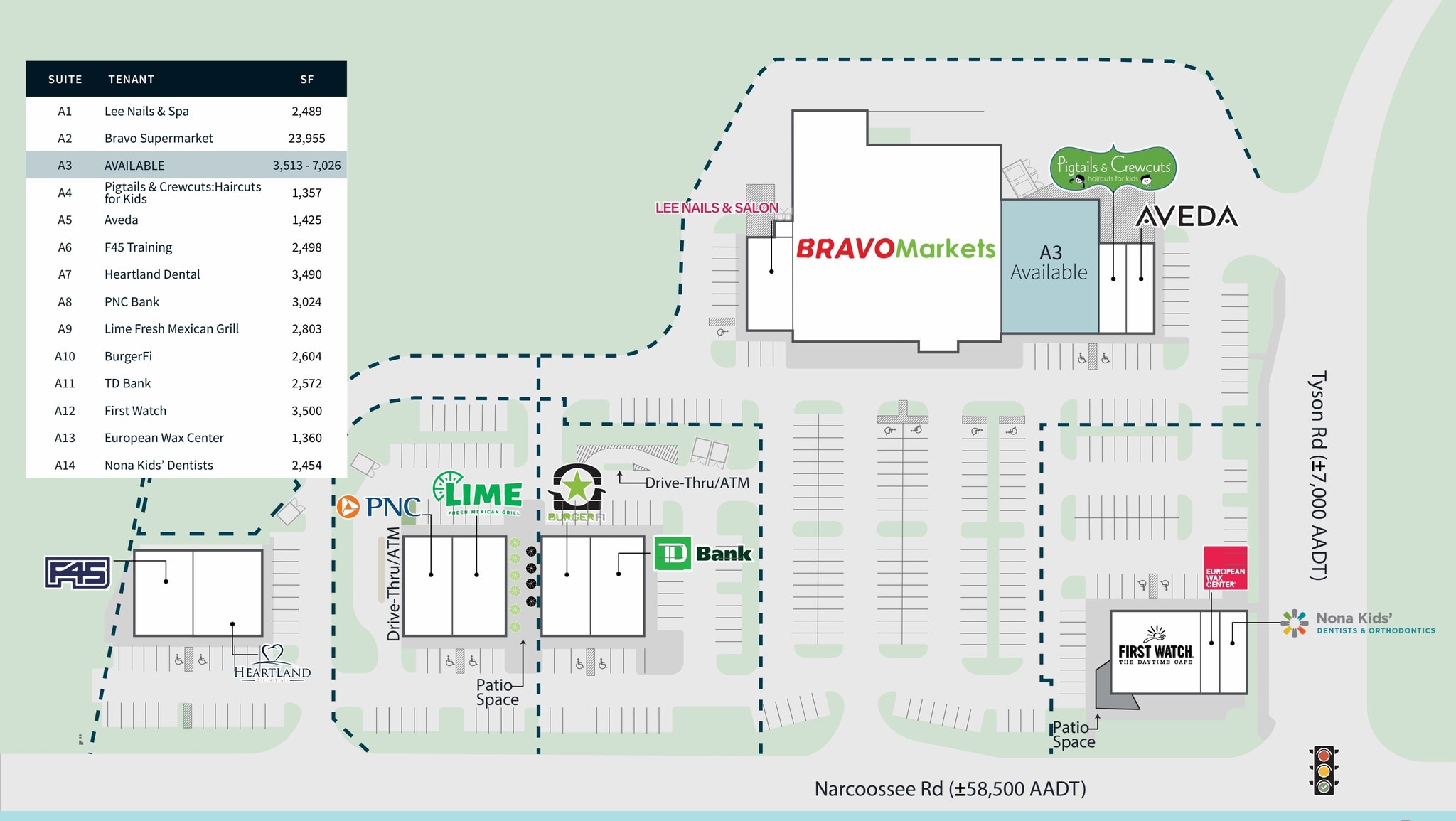 Narcoossee & Tyson Rd, Orlando, FL à louer Plan de site– Image 1 sur 1