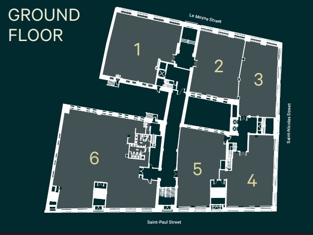 410 Rue Saint-Nicolas, Montréal, QC à louer Plan d’étage– Image 1 sur 1