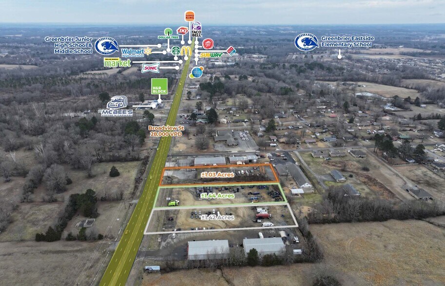 South Broadview Street, Greenbrier, AR à vendre - Photo principale – Image 1 sur 12