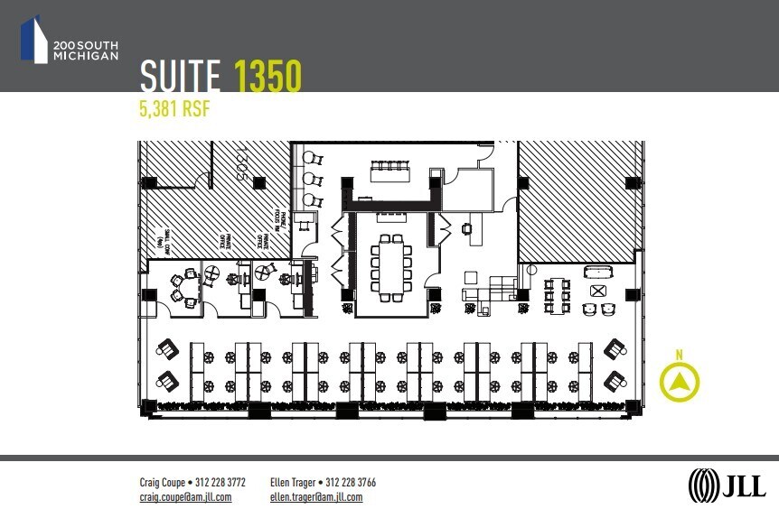 200 S Michigan Ave, Chicago, IL à louer Plan d’étage– Image 1 sur 1