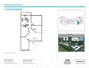 3025 Breckinridge Blvd, Duluth, GA à louer Plan d’étage– Image 2 sur 2