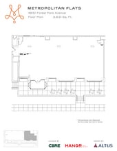 4535 Forest Park Ave, Saint Louis, MO à louer Plan d’étage– Image 1 sur 2
