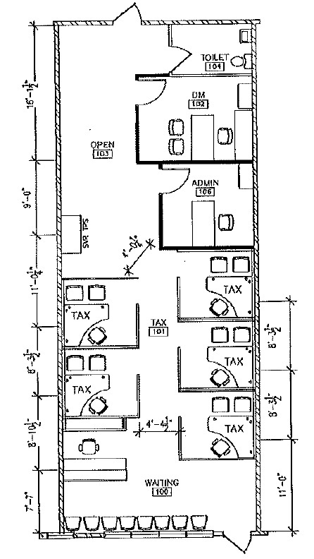 115-121 93rd Ave, Crown Point, IN à louer Plan d’étage– Image 1 sur 1