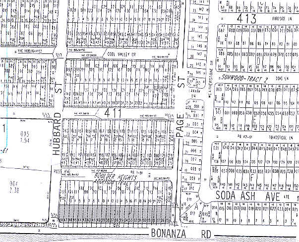 4550 E Bonanza Rd, Las Vegas, NV à louer - Plan cadastral – Image 3 sur 5