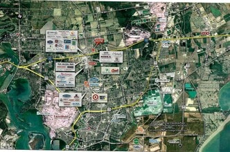 NEQ I-10 & Garth Rd, Baytown, TX - VUE AÉRIENNE  vue de carte