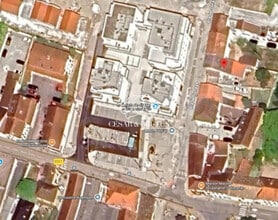 Pusignan - Vue aérienne vue de carte