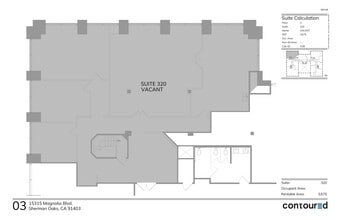 15315 Magnolia Blvd, Sherman Oaks, CA à louer Plan de site– Image 1 sur 1