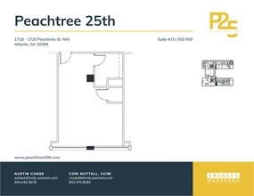 1718-1720 NW Peachtree St, Atlanta, GA à louer Plan de site– Image 1 sur 1