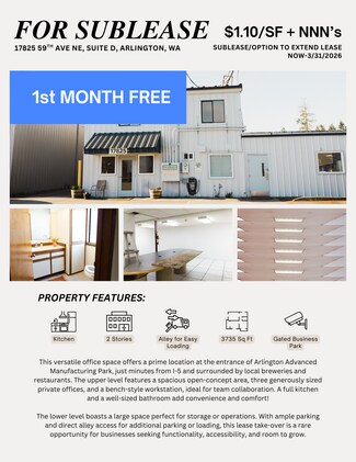 Plus de détails pour 17825 59th Ave NE, Arlington, WA - Industriel/Logistique à louer