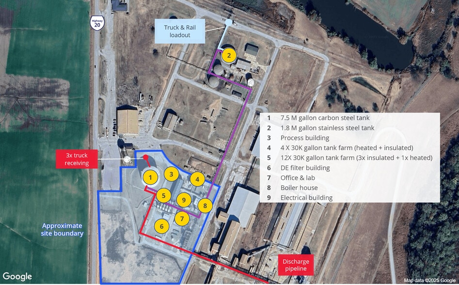 1463 Highway 20, Helena, AR à vendre - Plan de site – Image 1 sur 4