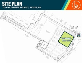 1510 S Main Ave, Scranton, PA à louer Plan de site– Image 1 sur 1