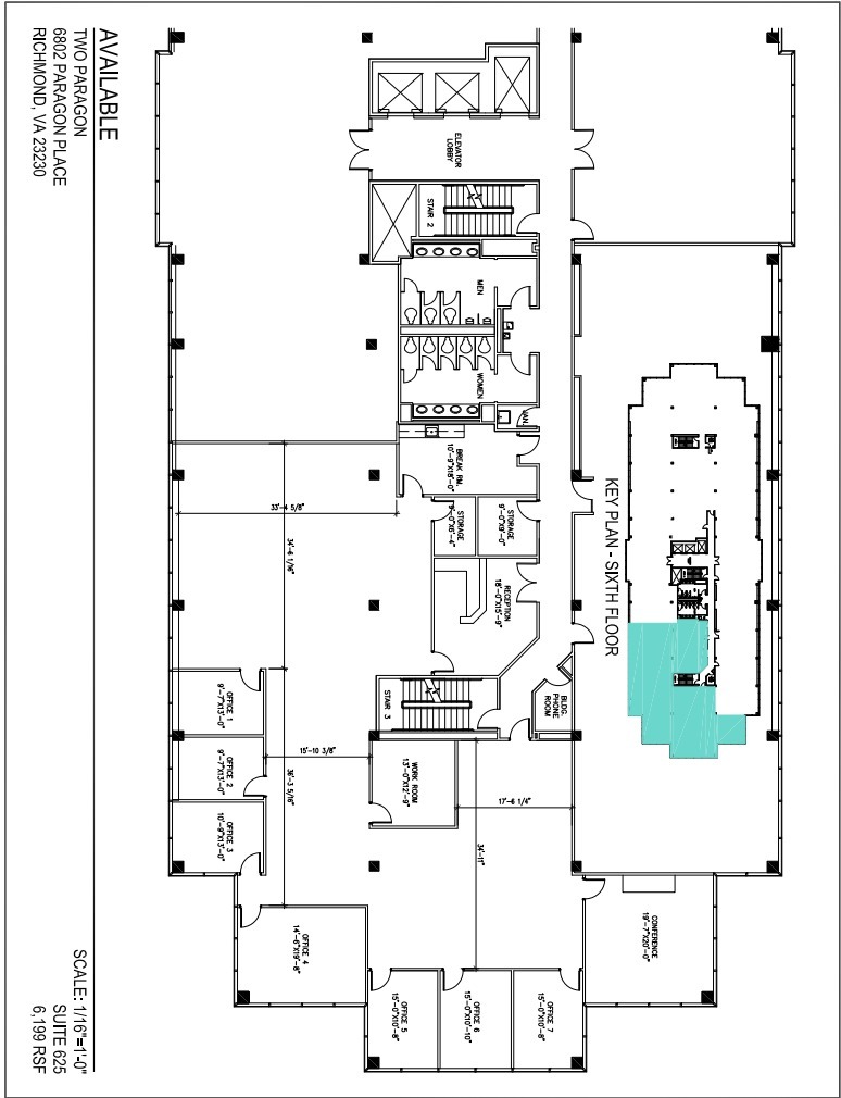 6802 Paragon Pl, Richmond, VA à louer Plan d’étage– Image 1 sur 1