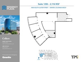4643 S Ulster St, Denver, CO à louer Plan d’étage– Image 2 sur 2