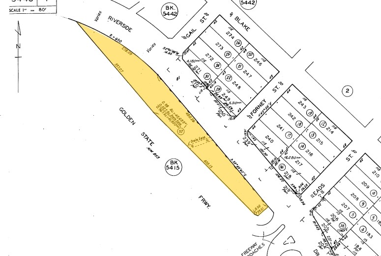 1660 Riverside Dr, Los Angeles, CA à vendre - Plan cadastral – Image 3 sur 5