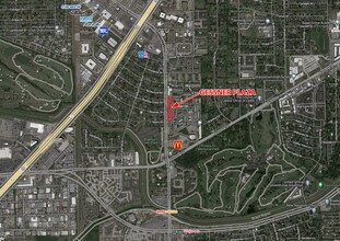 9121-9399 S Gessner Dr, Houston, TX - VUE AÉRIENNE  vue de carte