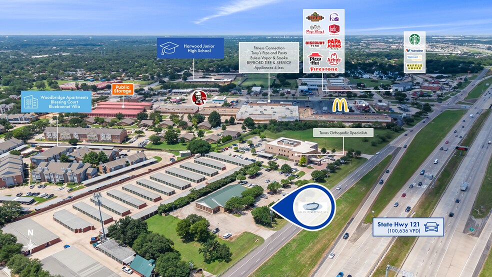 2419 Highway 121, Bedford, TX à vendre - Photo de l’immeuble – Image 3 sur 5