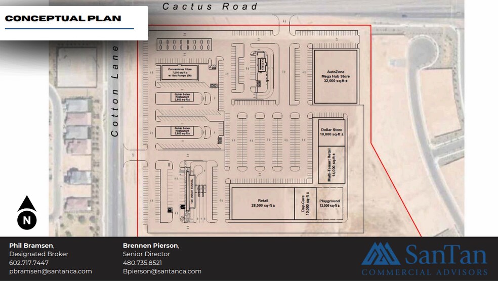 SEC Cactus Rd & Cotton Ln, Surprise, AZ à louer - Aérien – Image 2 sur 3