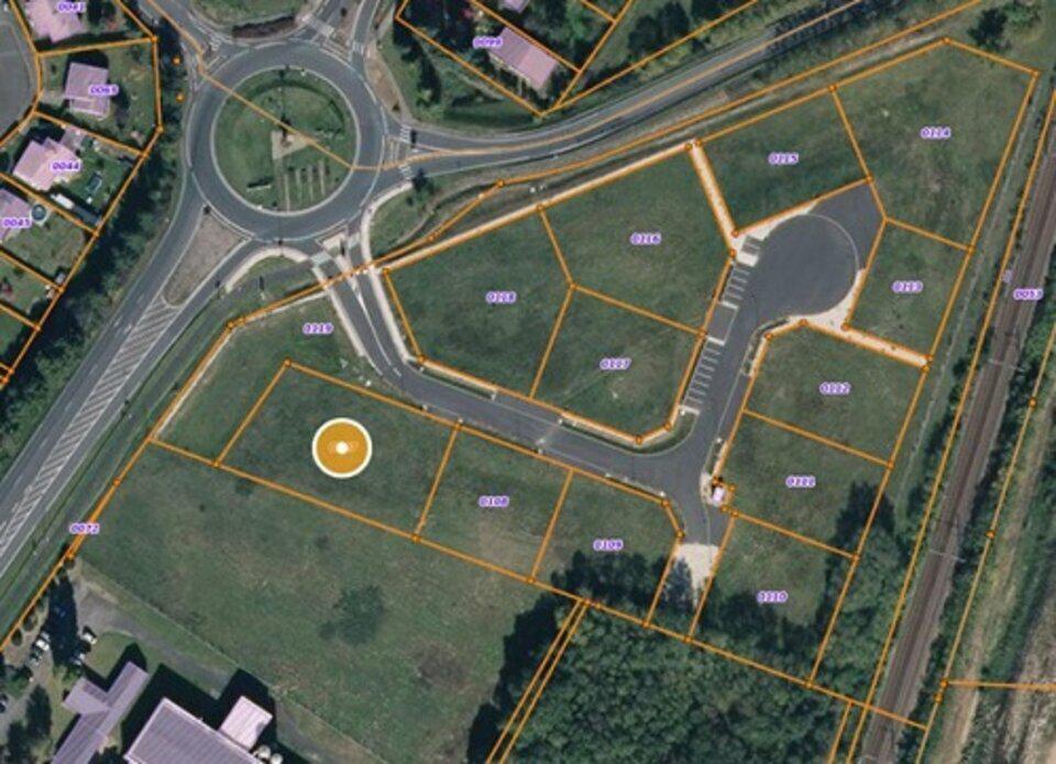 Terrain dans Dangé-Saint-Romain à vendre Plan de site– Image 1 sur 2