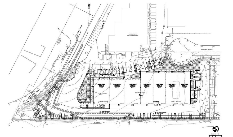 2042 Commerce Ave, Concord, CA à louer - Plan de site – Image 2 sur 2