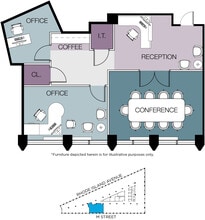 1730 Rhode Island Ave NW, Washington, DC à louer Plan d’étage– Image 1 sur 1