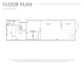 423-427 58th Ave SE, Calgary, AB à louer Plan d’étage– Image 1 sur 1
