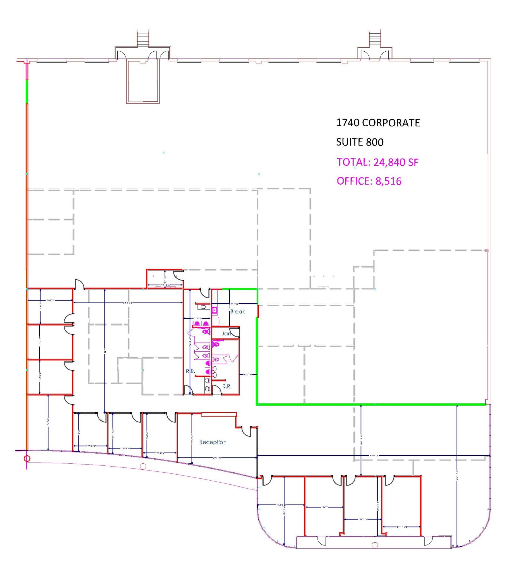 1725 Corporate Dr, Norcross, GA à louer Plan d’étage– Image 1 sur 1