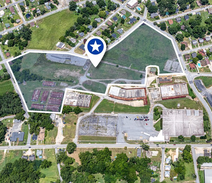 700 Kitson St, Greenwood, SC à vendre - Aérien – Image 3 sur 3