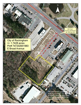Plus de détails pour 0 Broad Ave, Rockingham, NC - Terrain à vendre