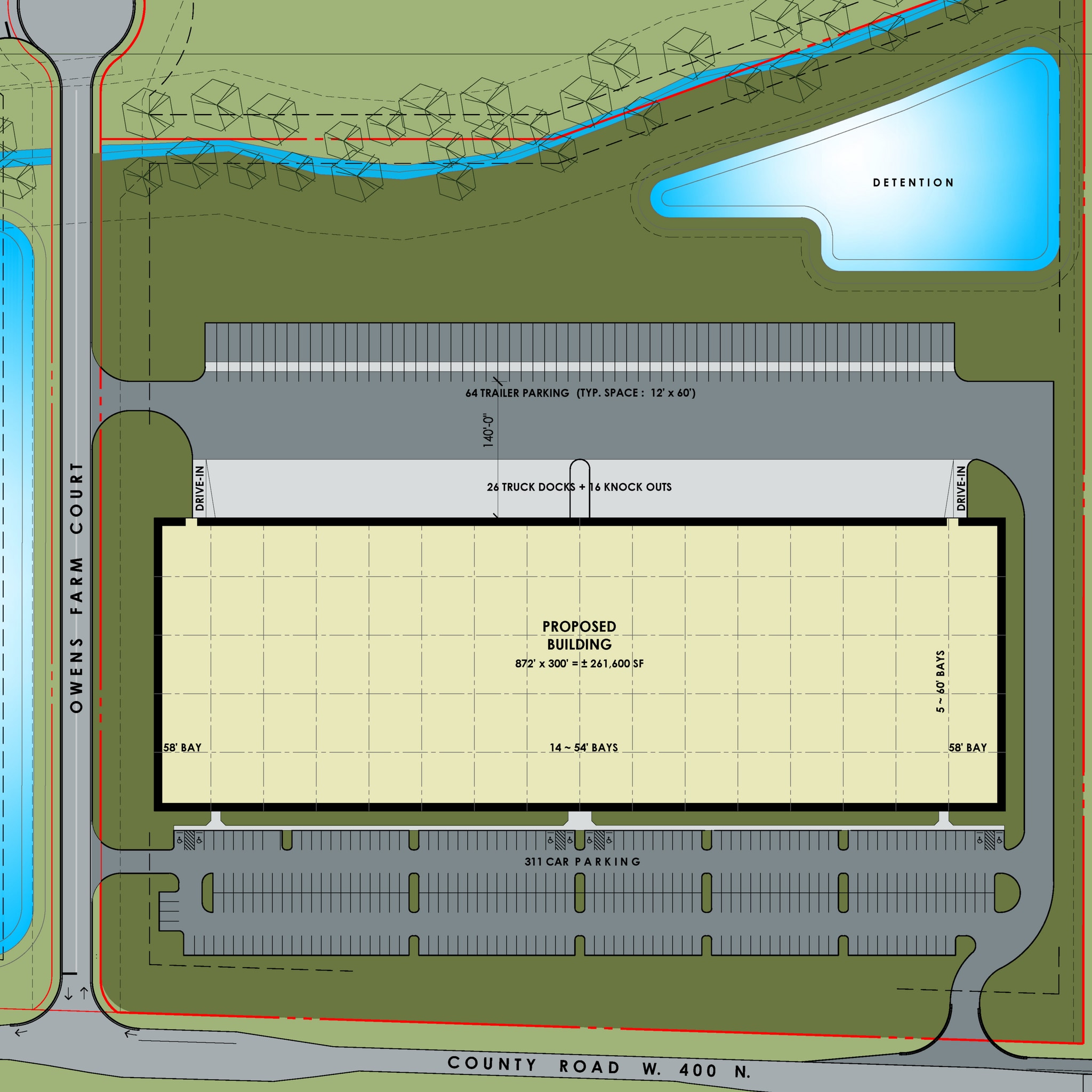 4212 Owens Farm Ct, Greenfield, IN à louer Plan d’étage– Image 1 sur 1