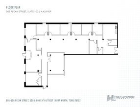 604 E 4th St, Fort Worth, TX à louer Plan d’étage– Image 1 sur 1