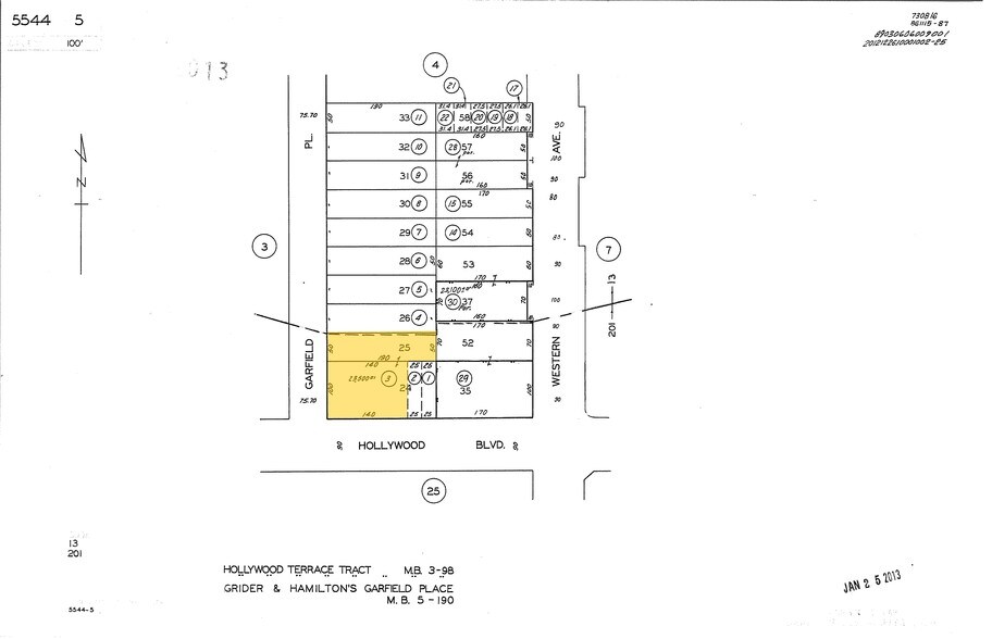 5529-5533 Hollywood Blvd, Los Angeles, CA à louer - Plan cadastral – Image 3 sur 59