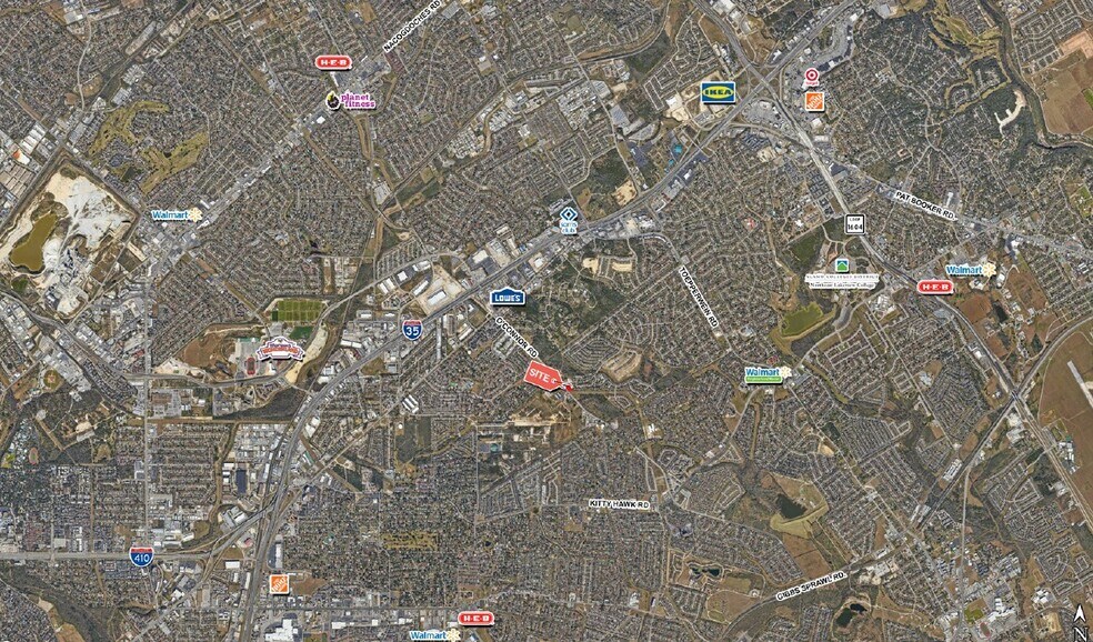 10502 O'Connor Rd, Live Oak, TX à louer - Aérien – Image 2 sur 4