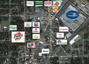 313 Vineville St, Fort Valley, GA - Vue aérienne  vue de carte