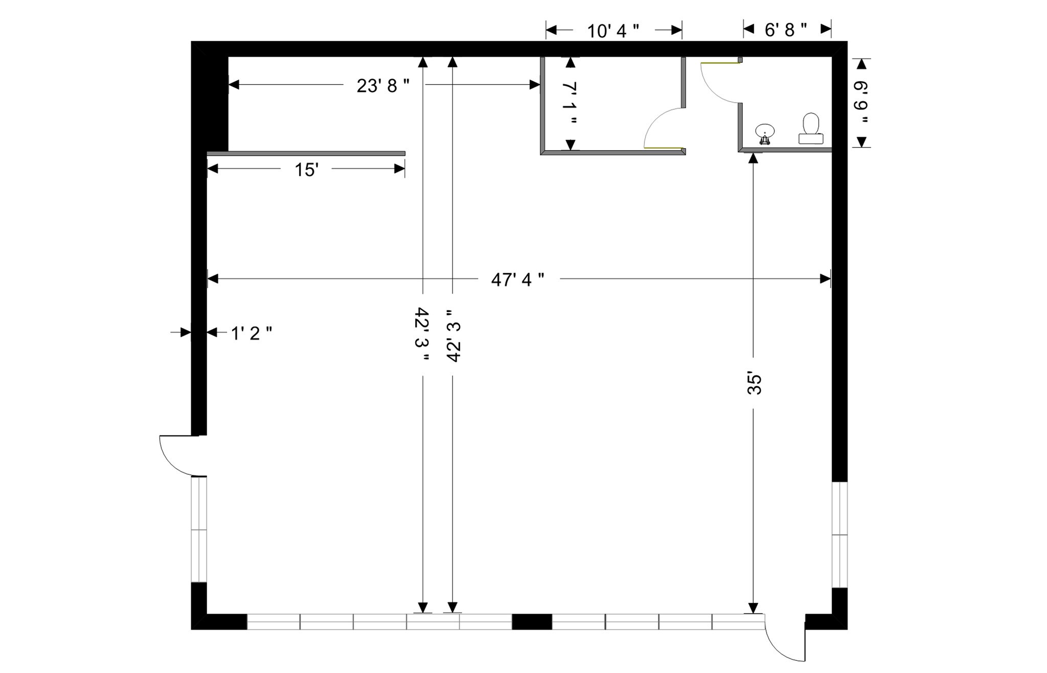 4647 Jonestown Rd, Harrisburg, PA à louer Plan d’étage– Image 1 sur 1