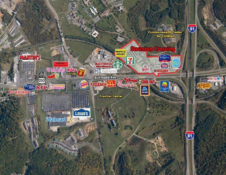Crossing Way, Staunton, VA à vendre Aérien– Image 1 sur 2