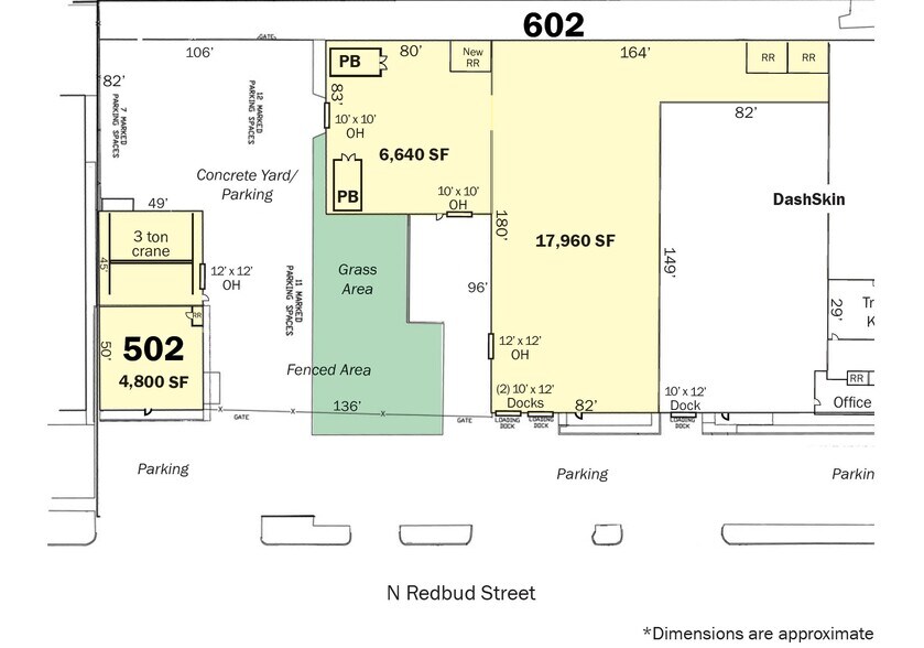 502-608 N Redbud Ave, Broken Arrow, OK à louer - Plan de site – Image 2 sur 7