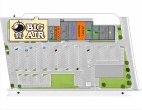 1500 W Main St, Laurens, SC à louer Plan de site– Image 2 sur 2