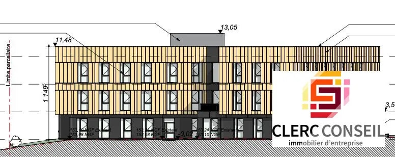 Bureau dans Saint-Martin-du-Vivier à vendre - Photo de l’immeuble – Image 2 sur 3