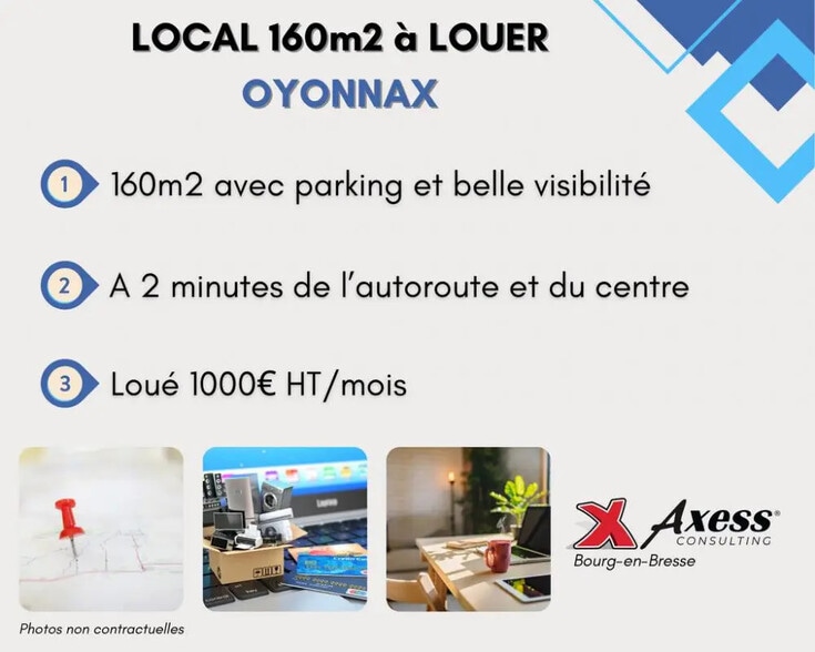 Local commercial dans Oyonnax à louer - Photo de l’immeuble – Image 1 sur 2