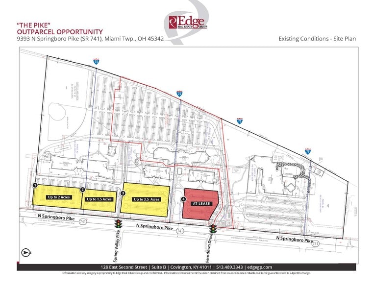9393 Springboro Pike, Miamisburg, OH à louer - Plan de site – Image 2 sur 4