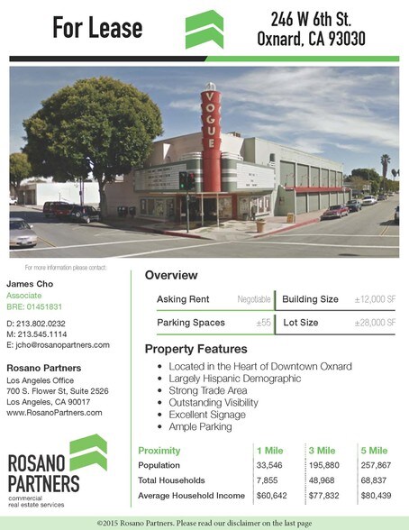 246 W 6th St, Oxnard, CA à louer - Photo de l’immeuble – Image 2 sur 3