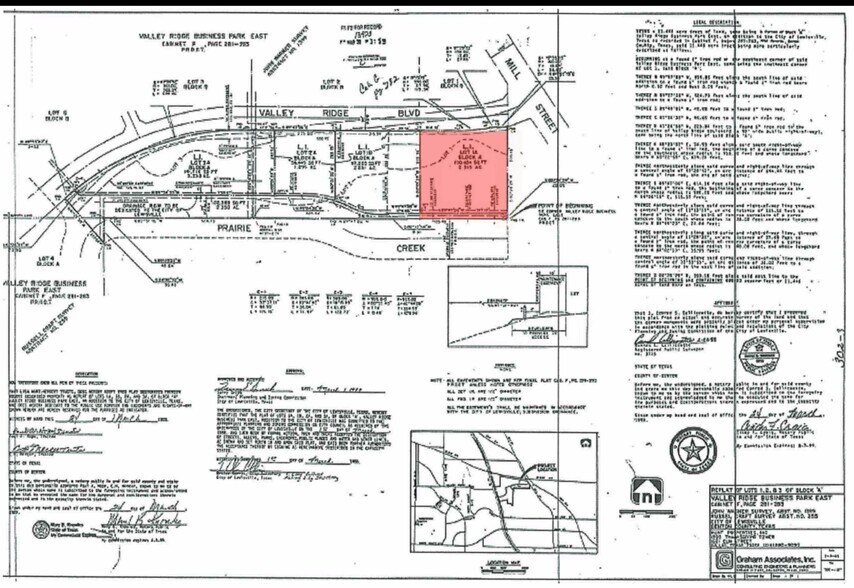 120 Valley Ridge Blvd, Lewisville, TX à vendre - Plan cadastral – Image 2 sur 2