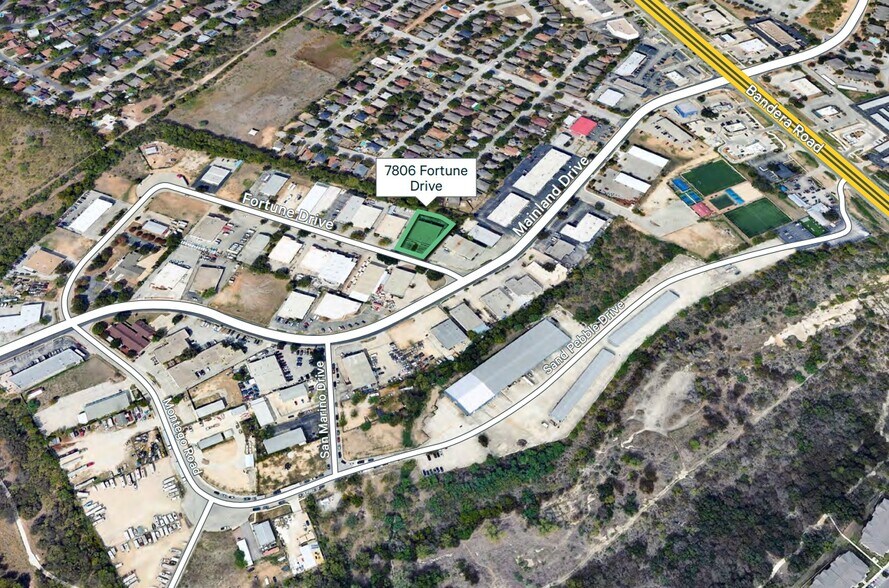 7806 Fortune Dr, San Antonio, TX à vendre - Aérien – Image 2 sur 5
