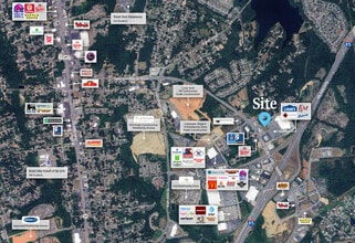 Dale Earnhardt Blvd At Jaycee Rd, Kannapolis, NC - VUE AÉRIENNE  vue de carte