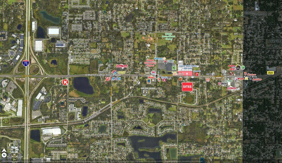 11924 M.L.K. blvd, Seffner, FL à louer - Aérien – Image 3 sur 3