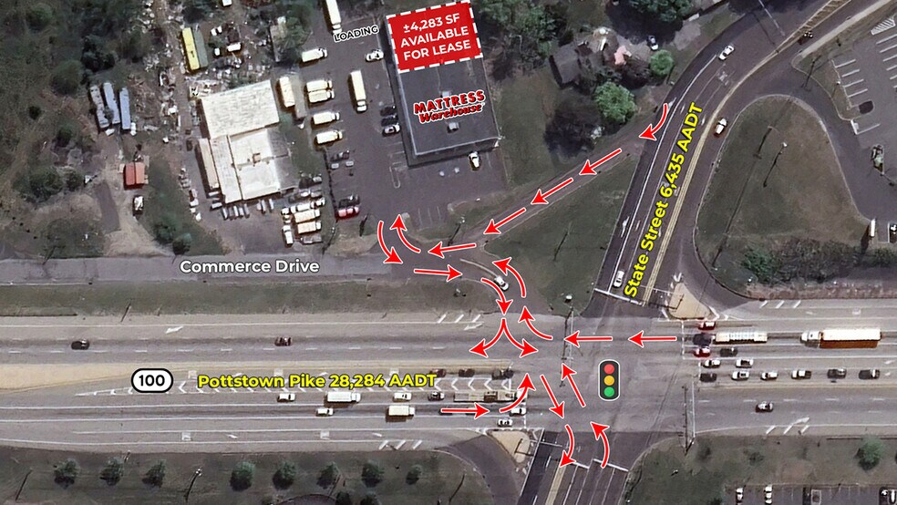 908 Commerce Dr, Pottstown, PA à louer - Photo de l’immeuble – Image 3 sur 7