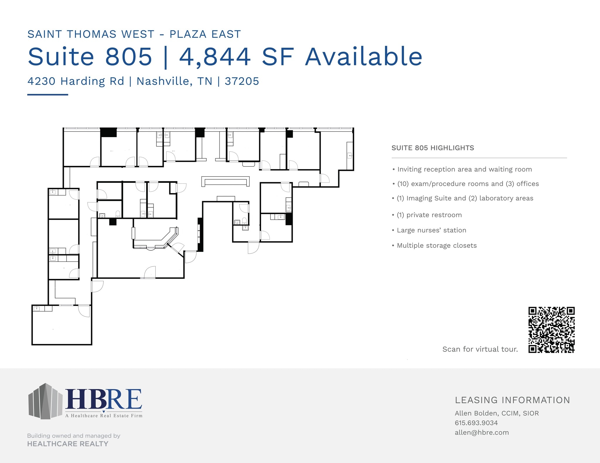4230 Harding Rd, Nashville, TN à louer Plan de site– Image 1 sur 1