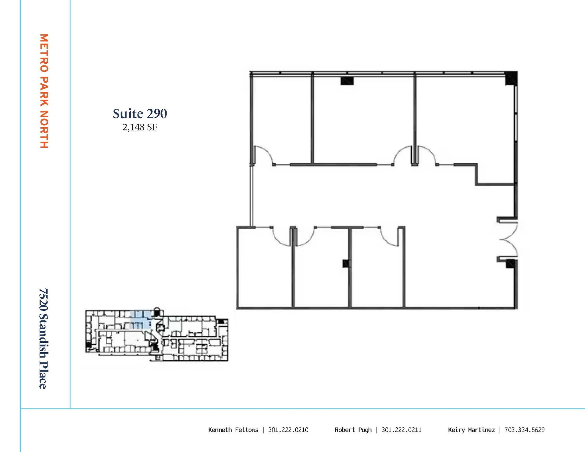 7520 Standish Pl, Rockville, MD à louer Plan d’étage– Image 1 sur 1