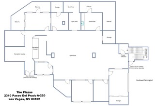 2310 Paseo Del Prado, Las Vegas, NV à louer Plan d’étage– Image 1 sur 1